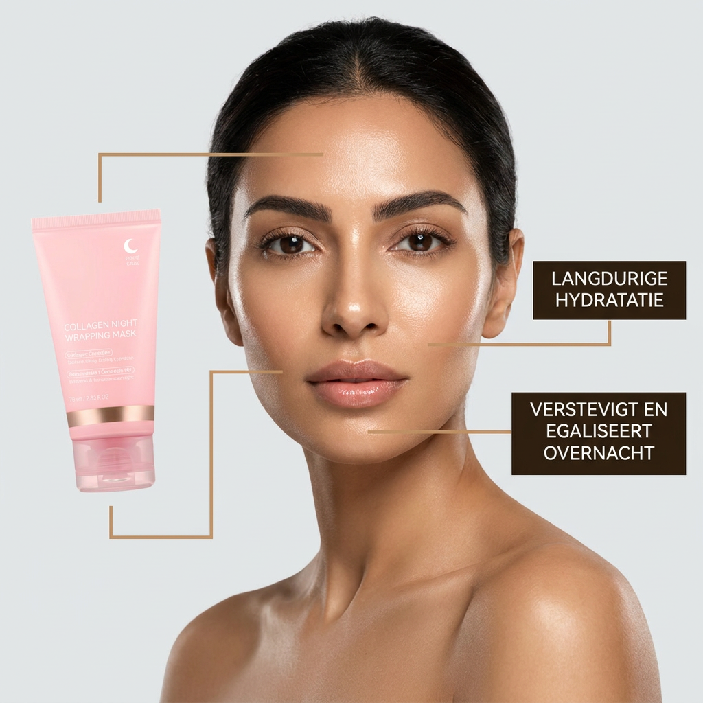 Zavindo Pro Glow - Bio-Collageen Nachtmasker